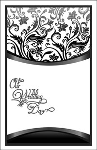 Wedding Program Cover Template 10 - Graphic 11